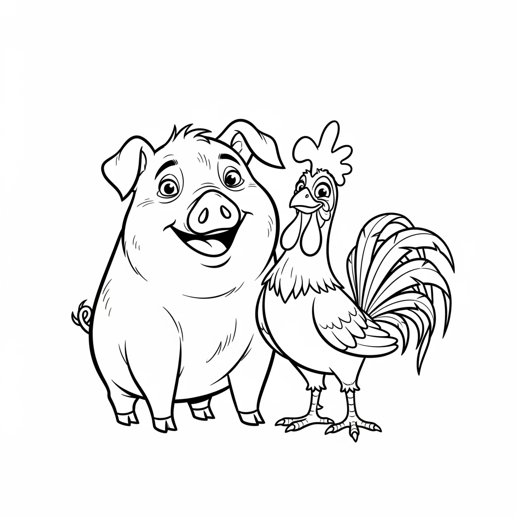 Desenho da Moana para colorir – Imprimir grátis