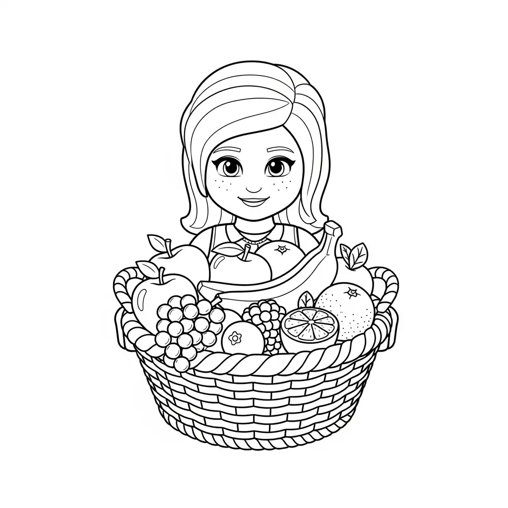 desenho de Amigos Lego para colorir