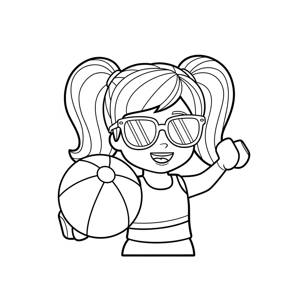 desenho de Amigos Lego para colorir