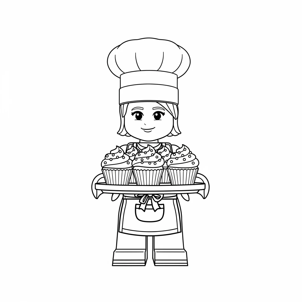 desenho de Amigos Lego para colorir