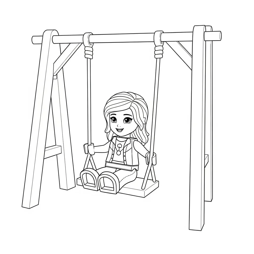 desenho de Amigos Lego para colorir
