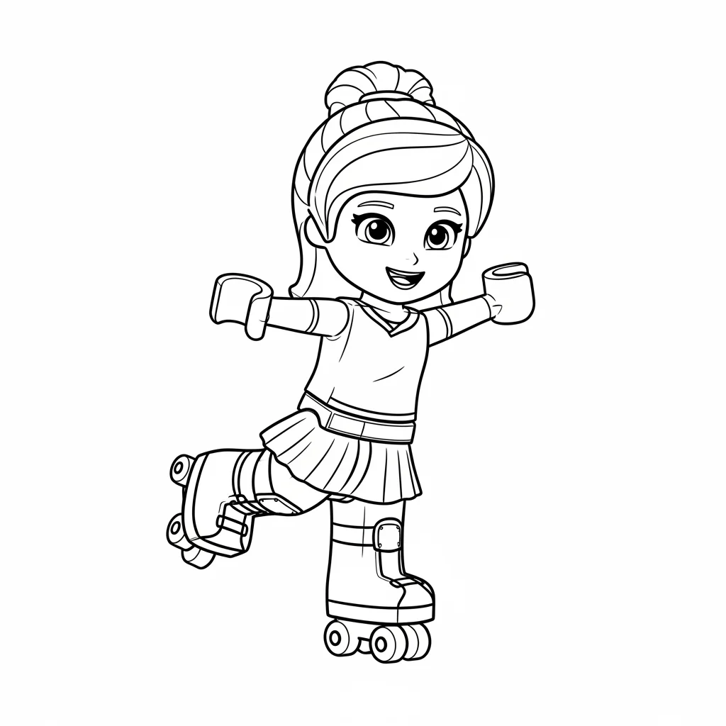 desenho de Amigos Lego para colorir
