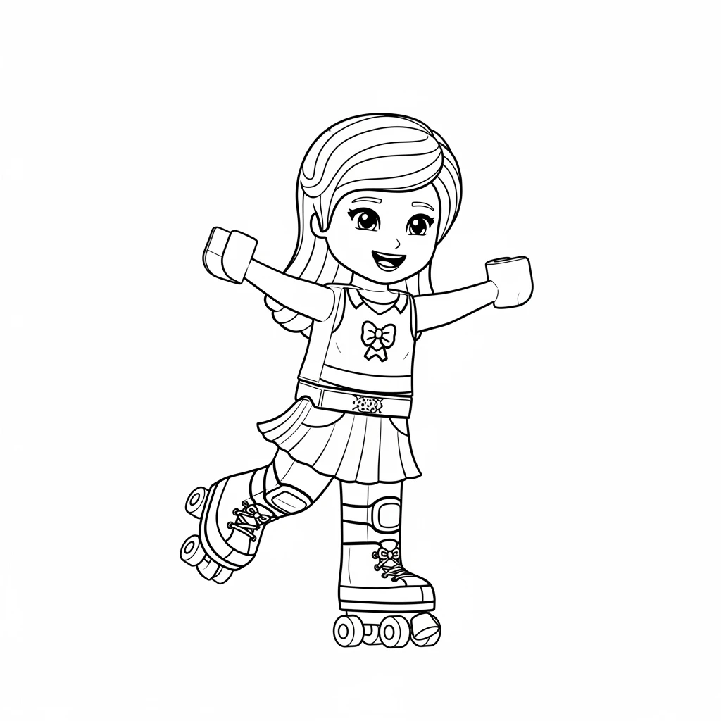 desenho de Amigos Lego para colorir