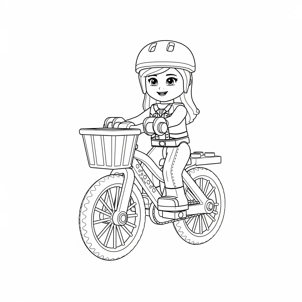 desenho de Amigos Lego para colorir