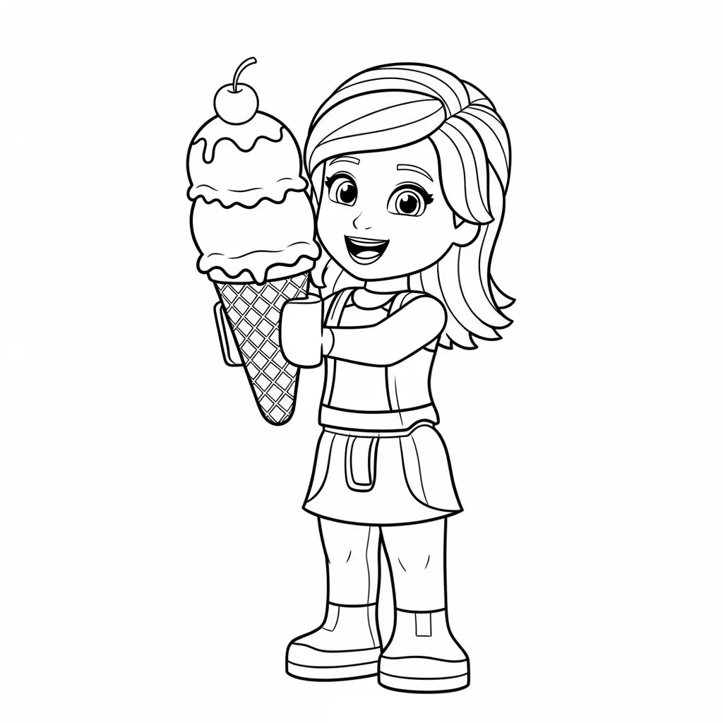 desenho de Amigos Lego para colorir