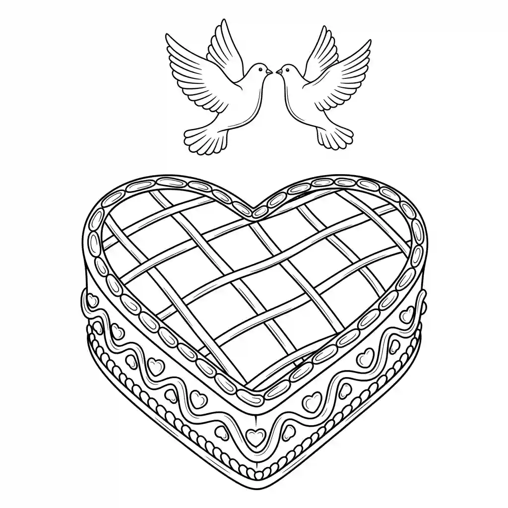 Desenho de Aniversário para Colorir e Imprimir