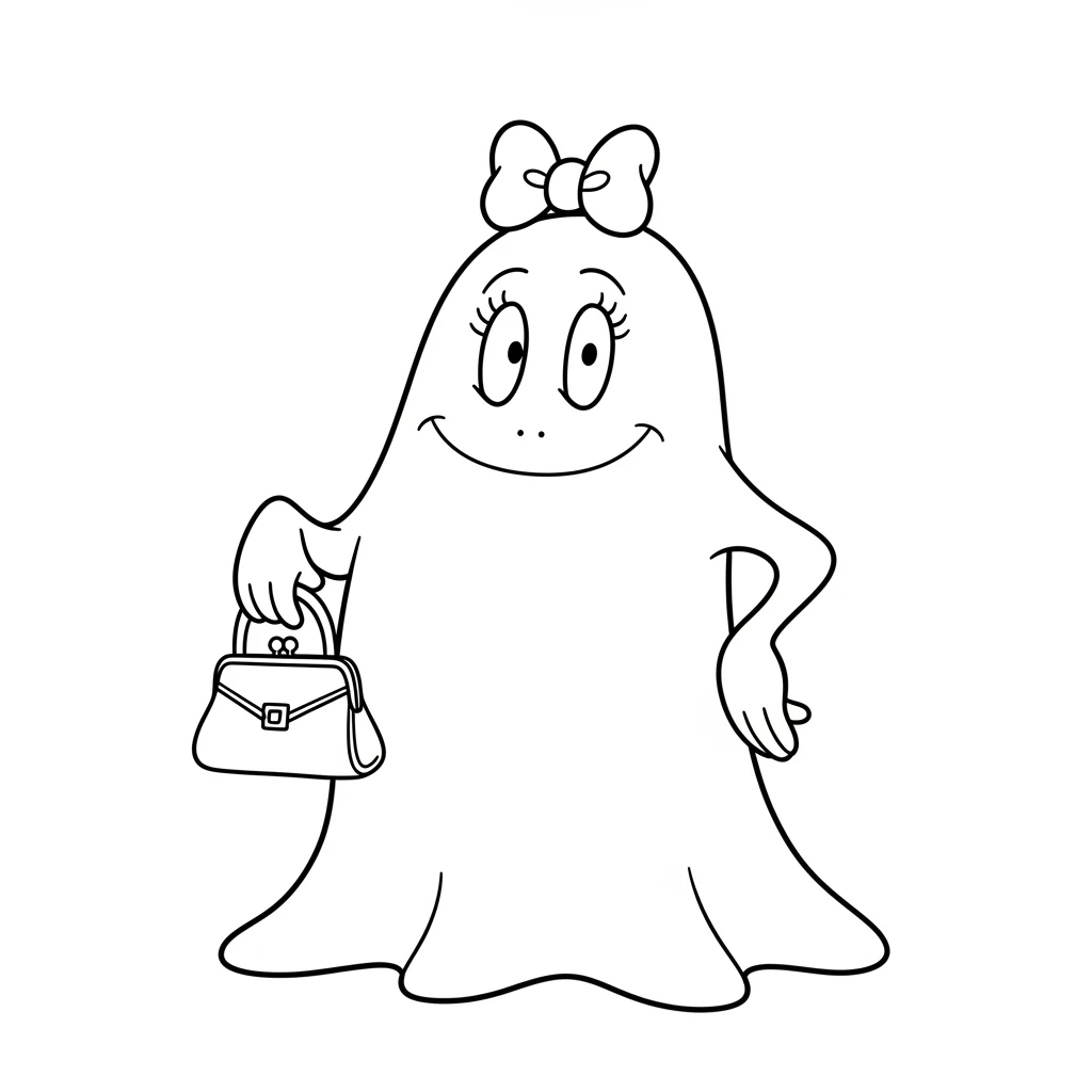 desenho de Barbapapa para colorir