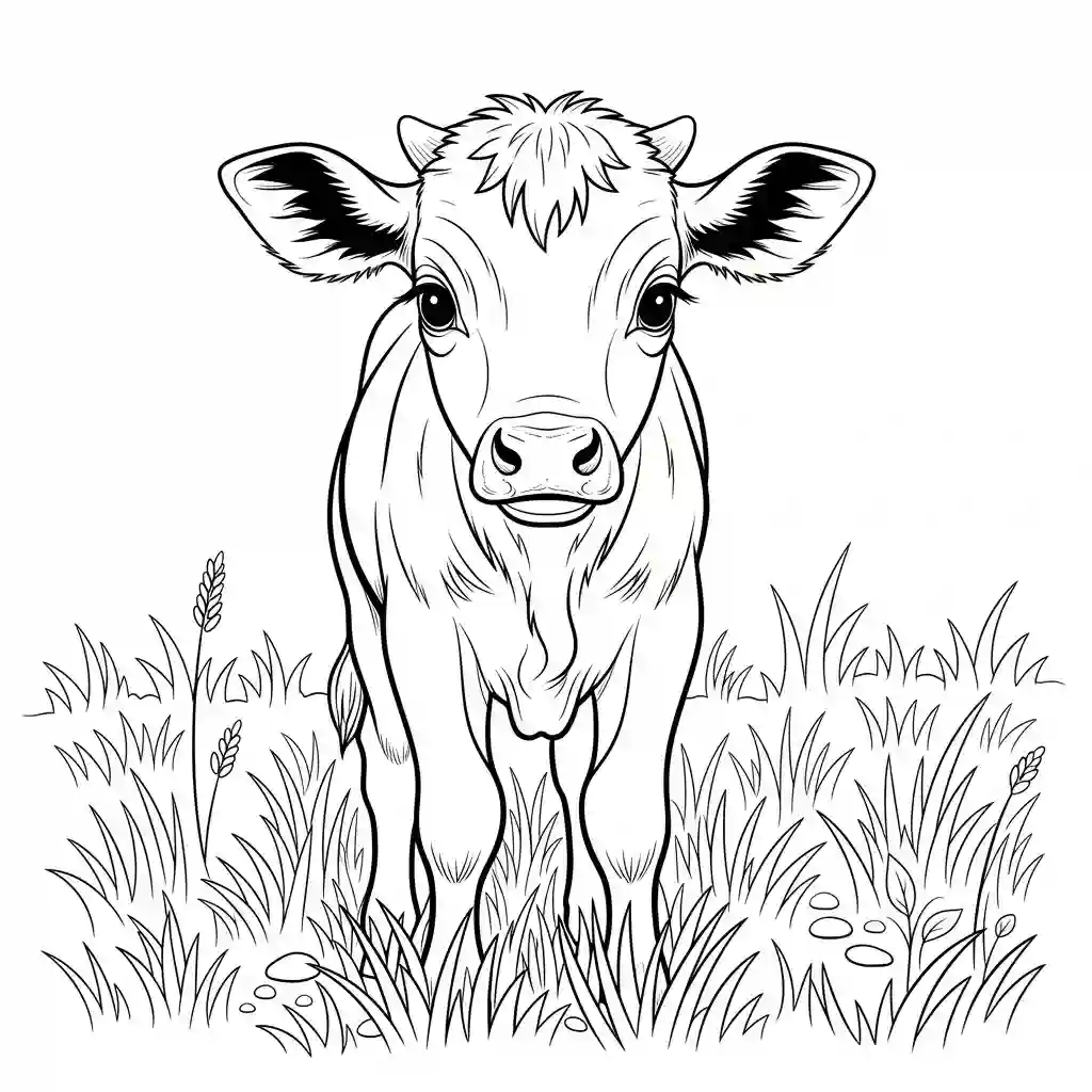 desenho de boi para colorir