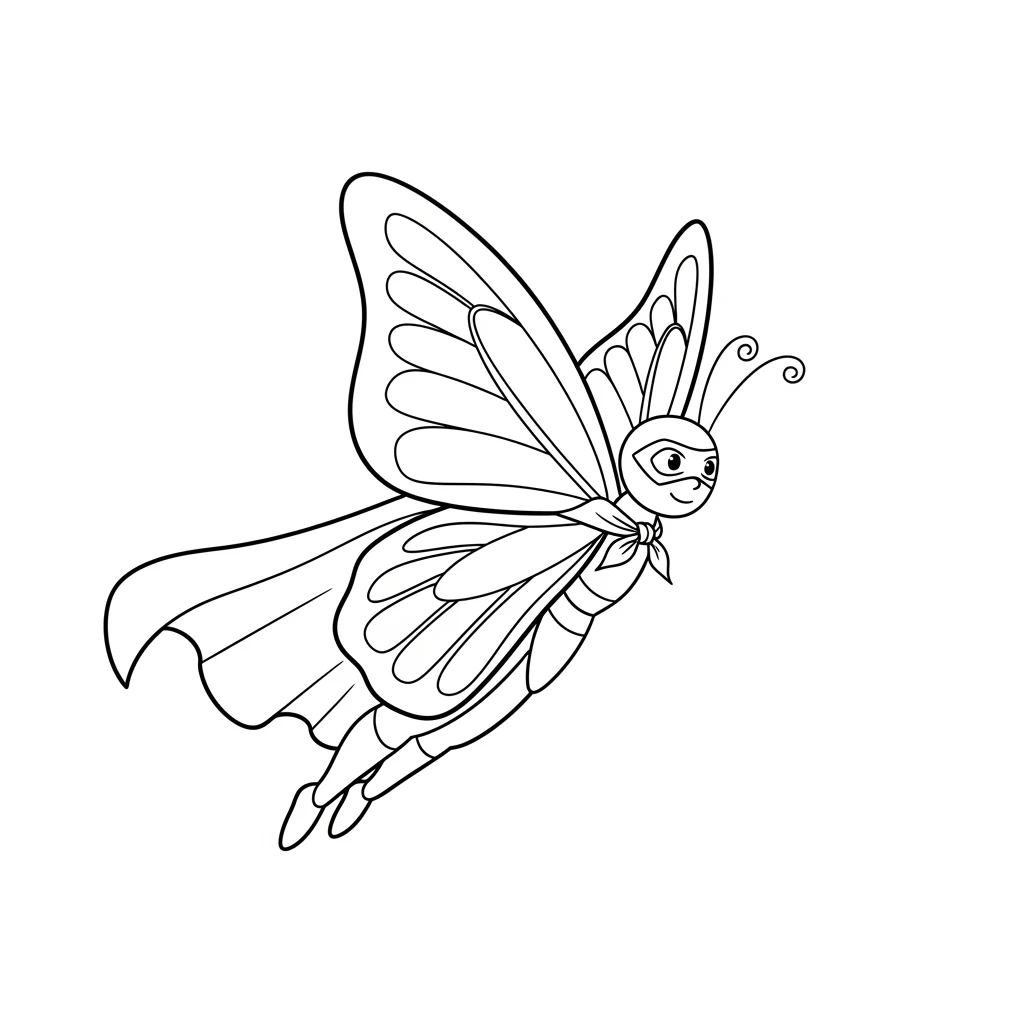 Desenho de Borboleta para Colorir e Imprimir