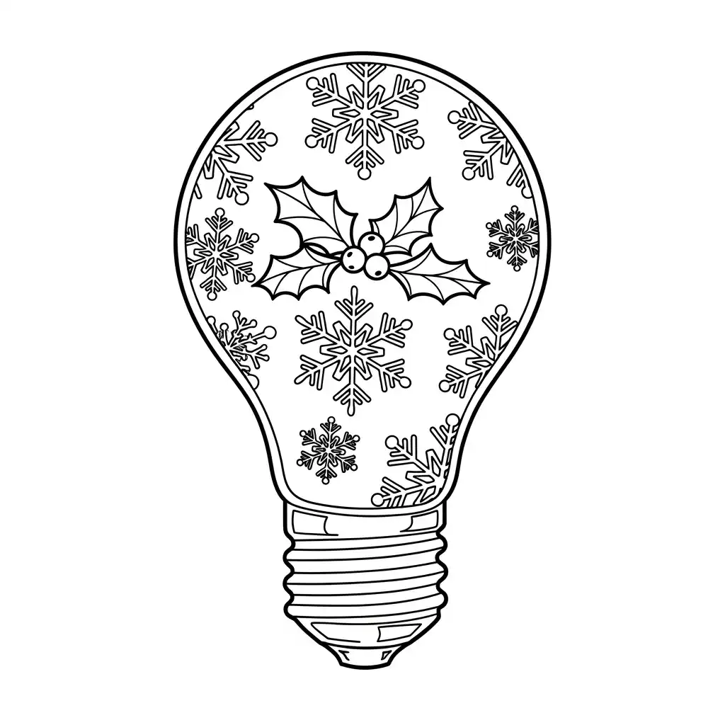 desenho de feriado para colorir