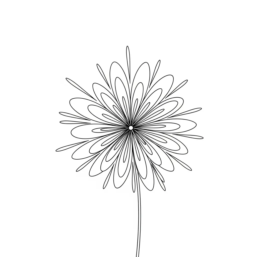 desenho de fogos de artifício para colorir