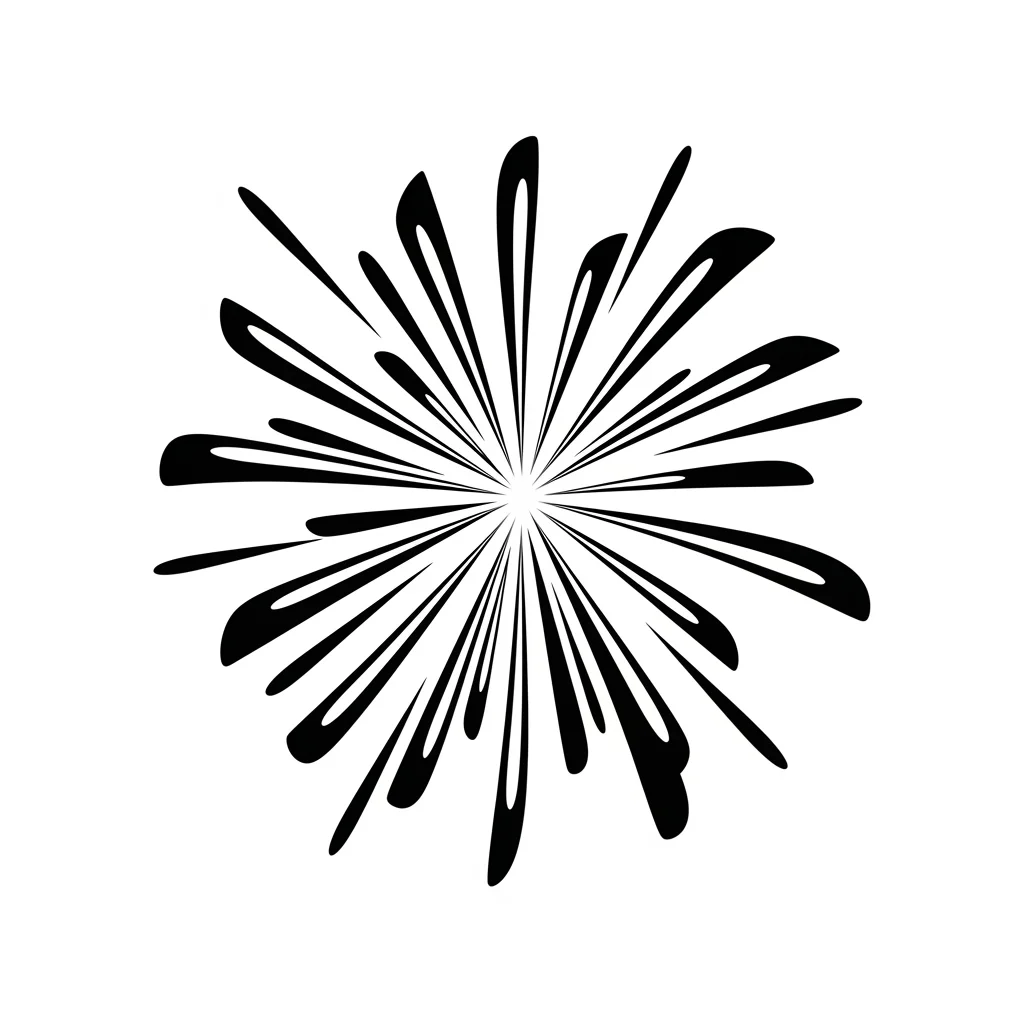 desenho de fogos de artifício para colorir