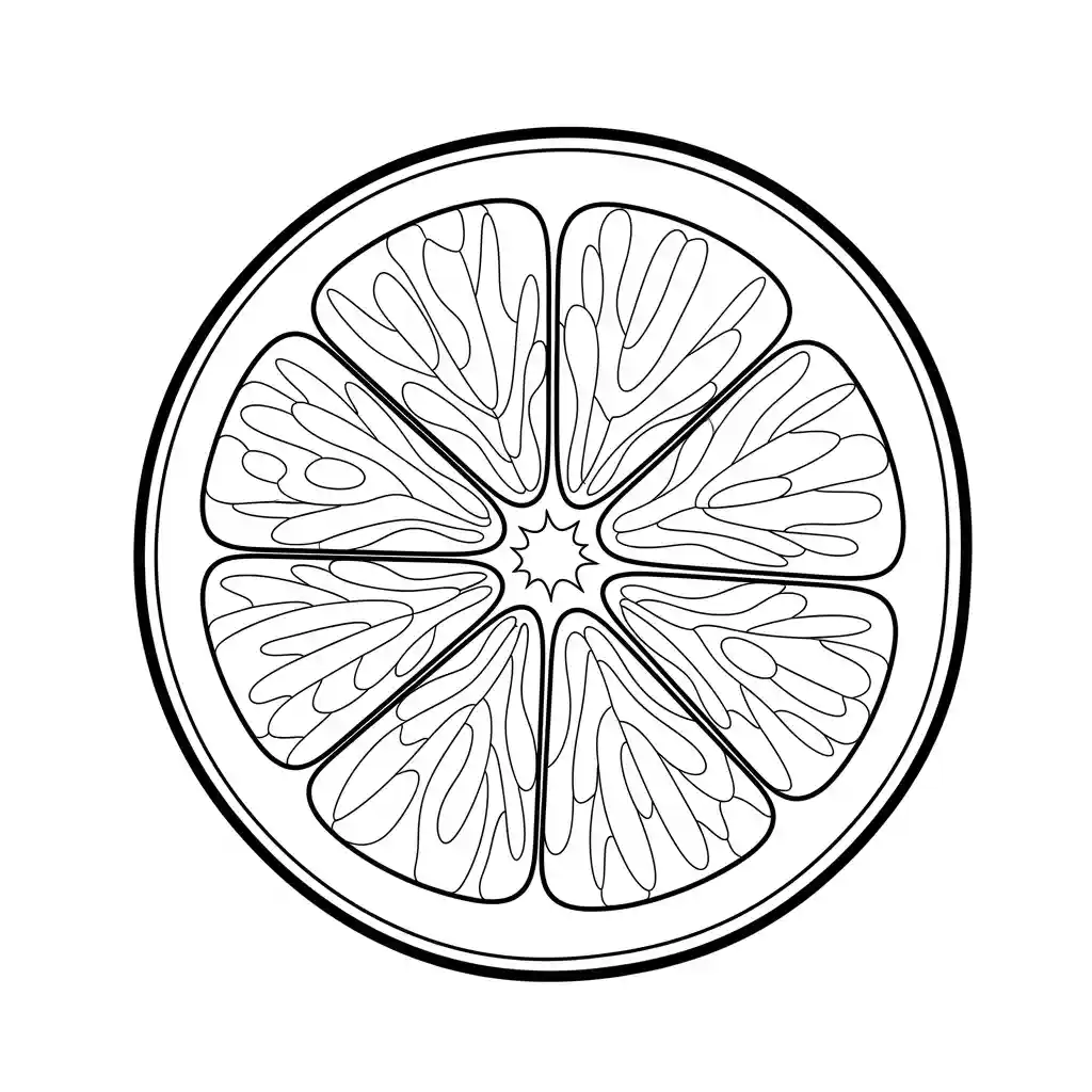 desenho de frutas para colorir