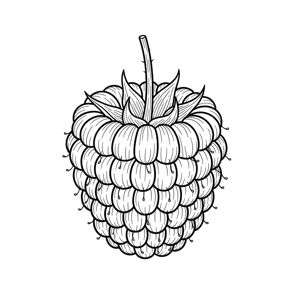 desenho de frutas para colorir