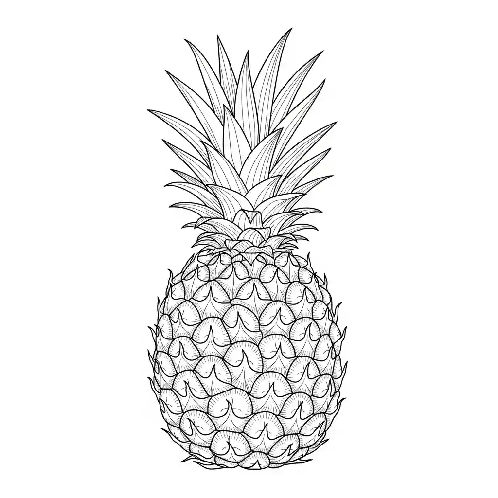desenho de frutas para colorir