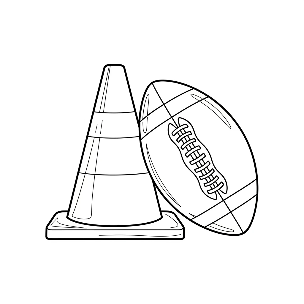 desenho de futebol para colorir