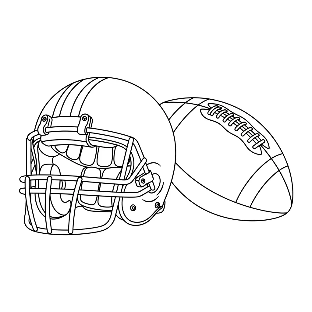 desenho de futebol para colorir