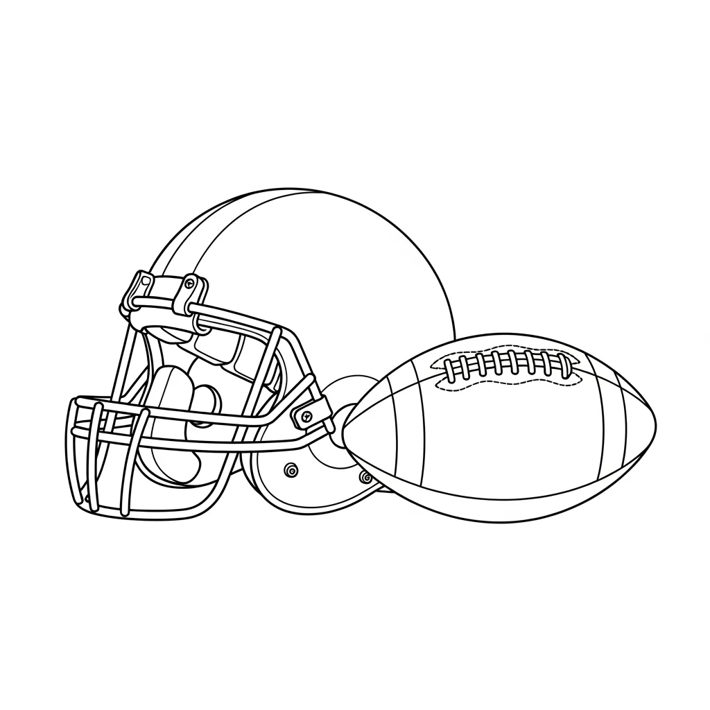 desenho de futebol para colorir