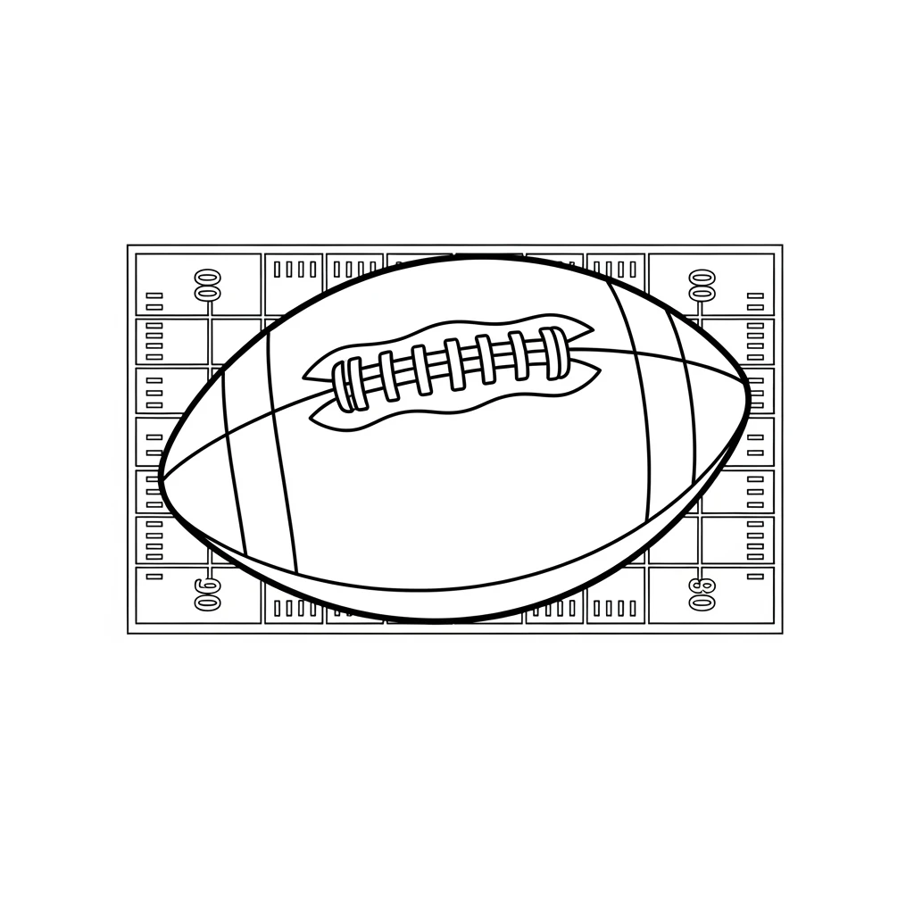 desenho de futebol para colorir