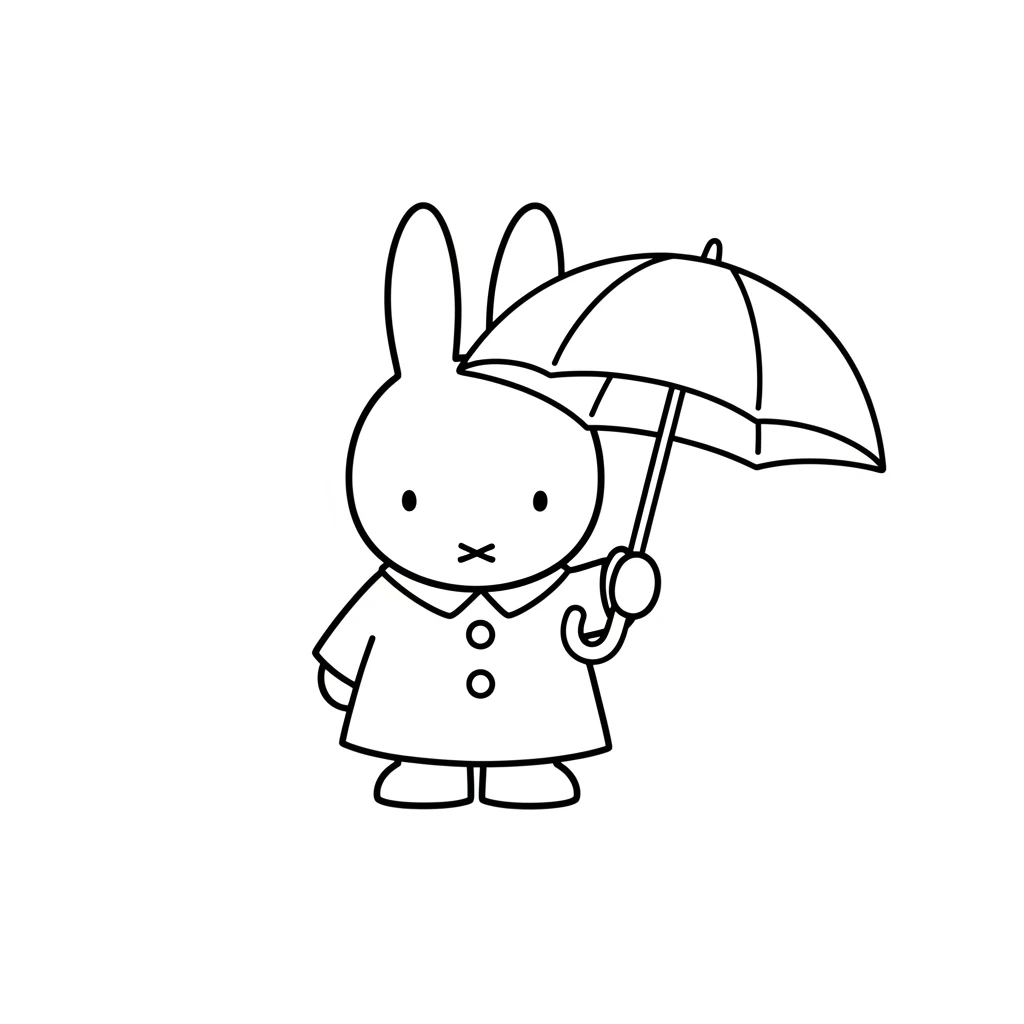 desenho de Nijntje para colorir