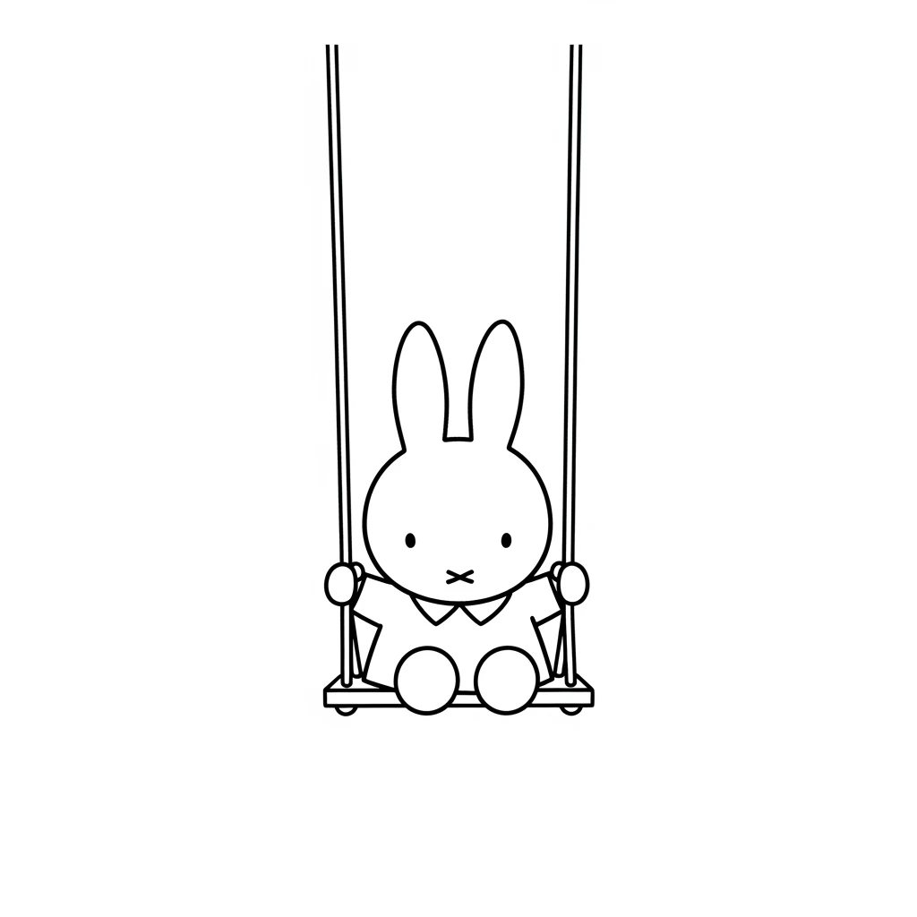 desenho de Nijntje para colorir