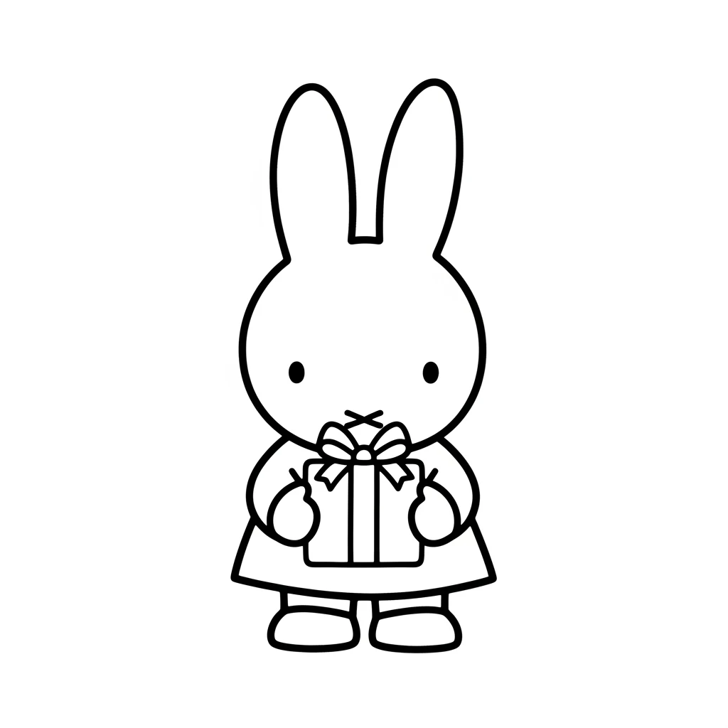 desenho de Nijntje para colorir