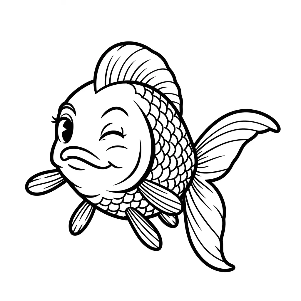 desenho de peixe para colorir