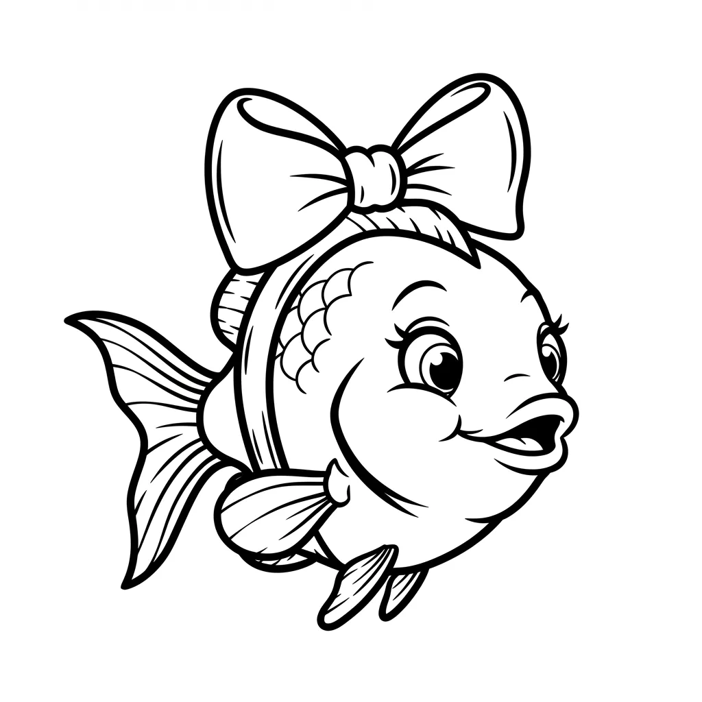 desenho de peixe para colorir