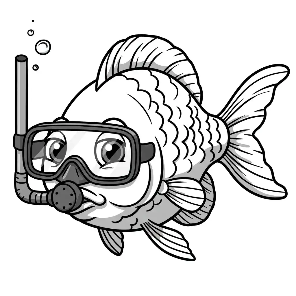 desenho de peixe para colorir