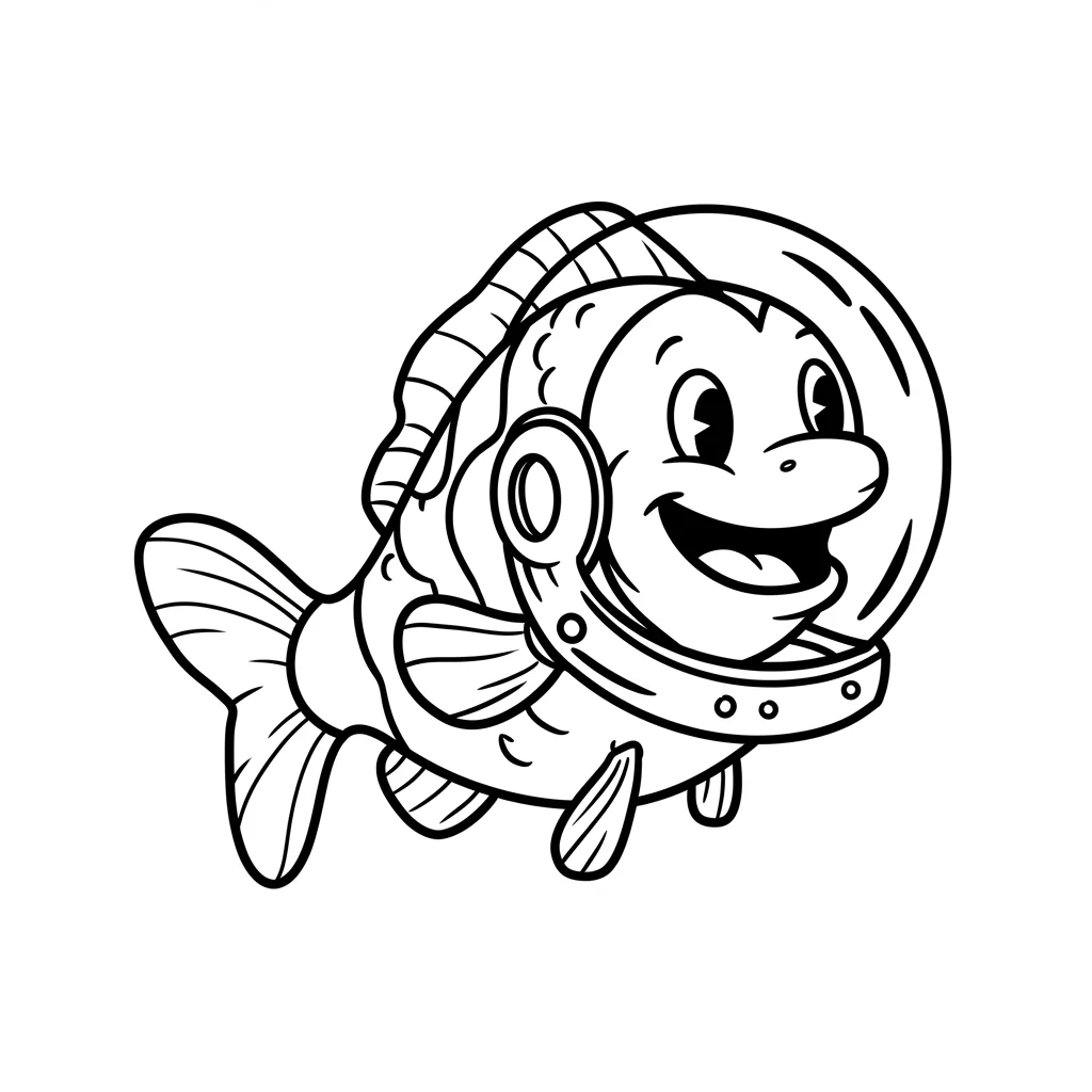 desenho de peixe para colorir