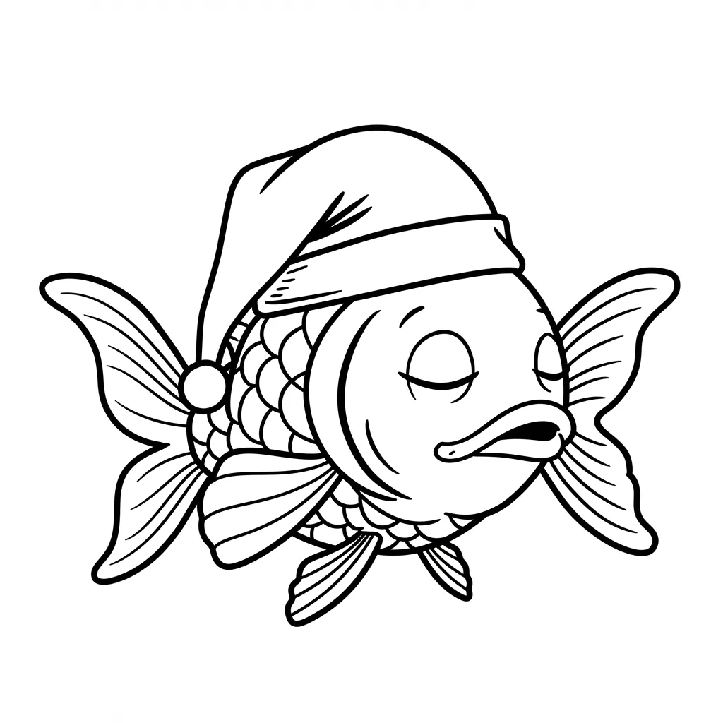 desenho de peixe para colorir