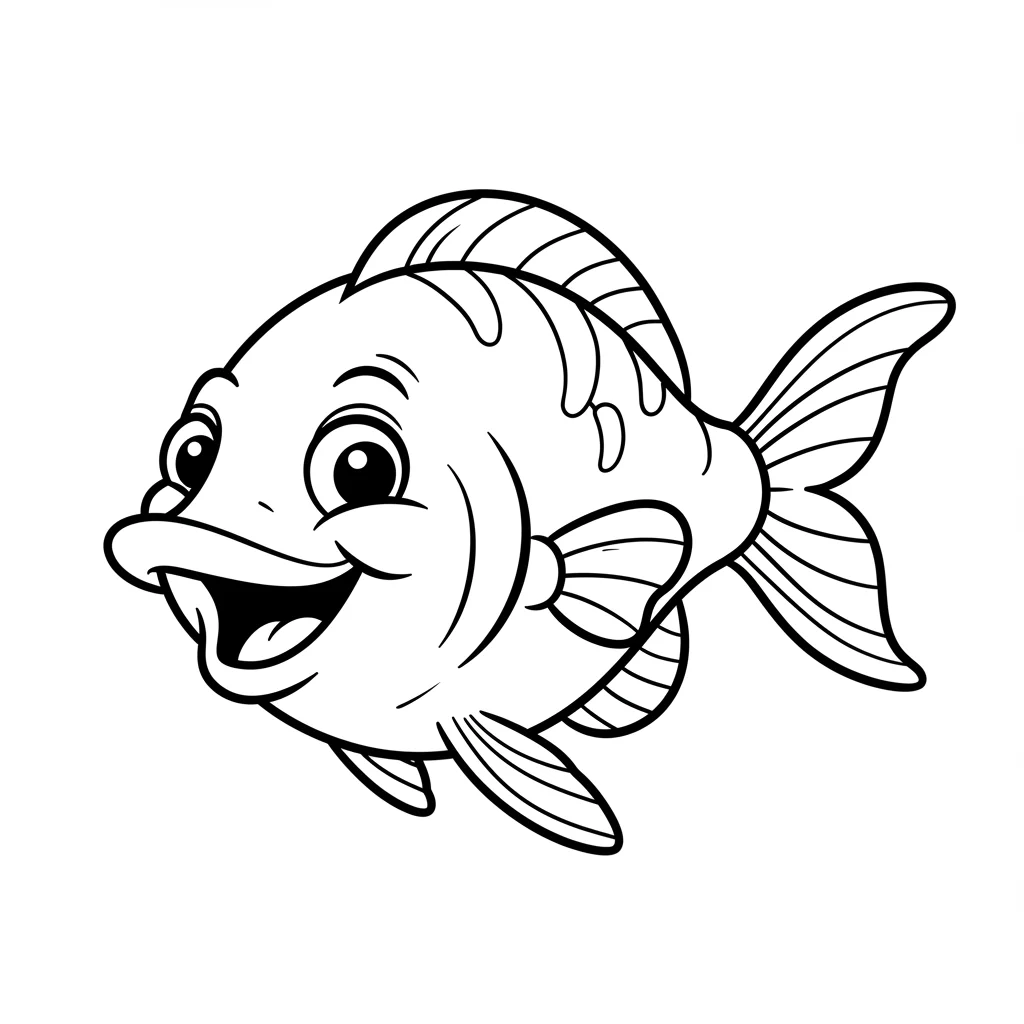 desenho de peixe para colorir