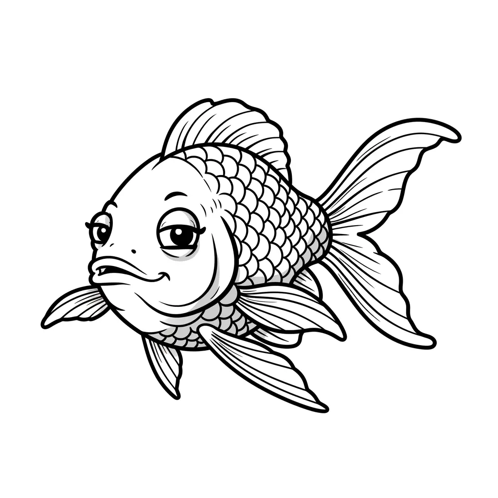 desenho de peixe para colorir