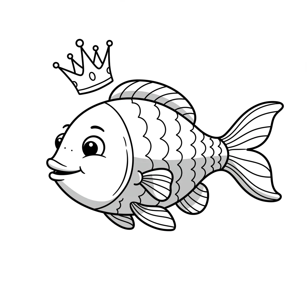 desenho de peixe para colorir