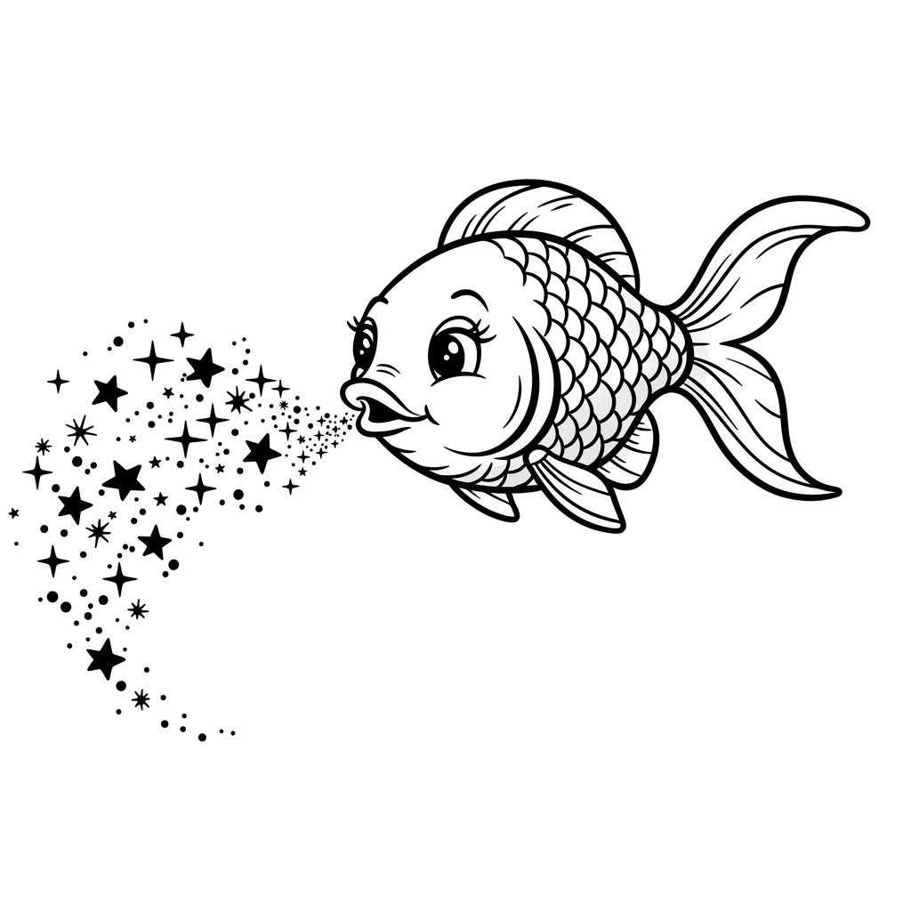 desenho de peixe para colorir