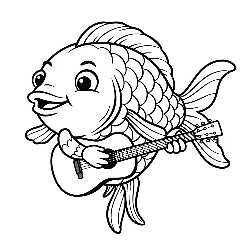 desenho de peixe para colorir