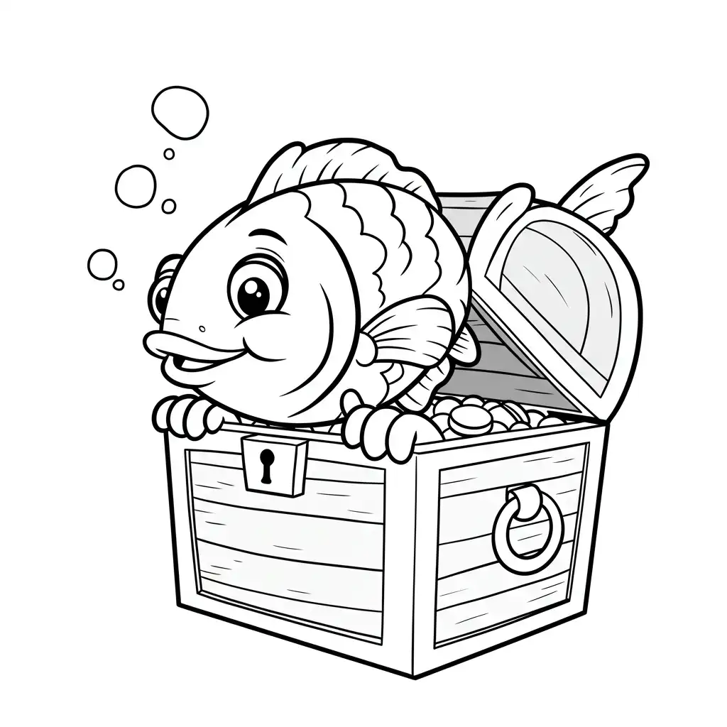 desenho de peixe para colorir