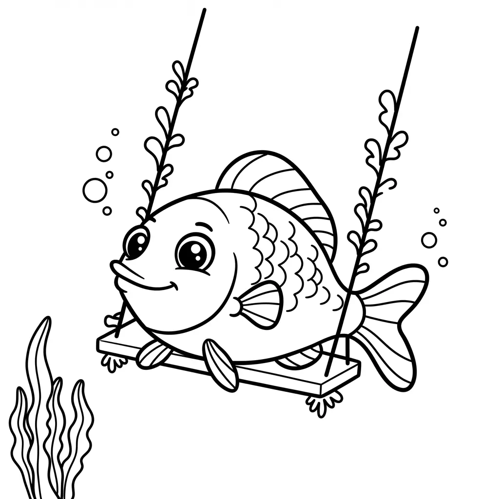 desenho de peixe para colorir