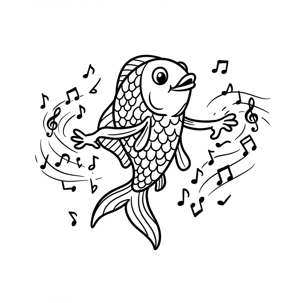 desenho de peixe para colorir