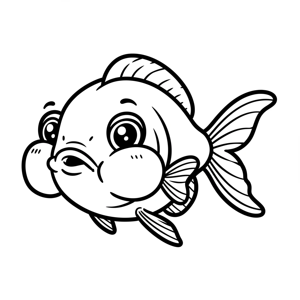 desenho de peixe para colorir