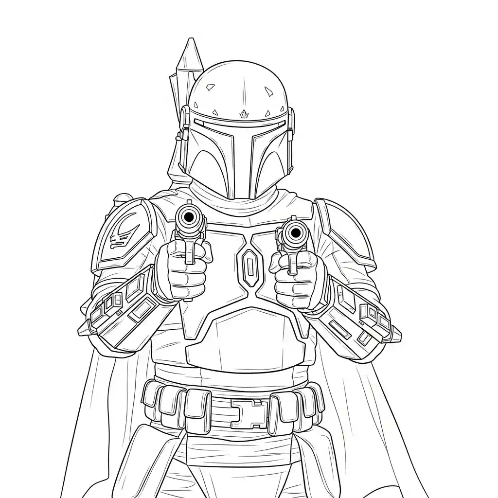 desenho de Star Wars para colorir