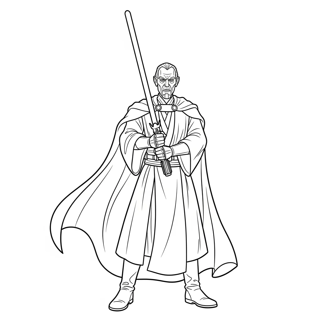 desenho de Star Wars para colorir