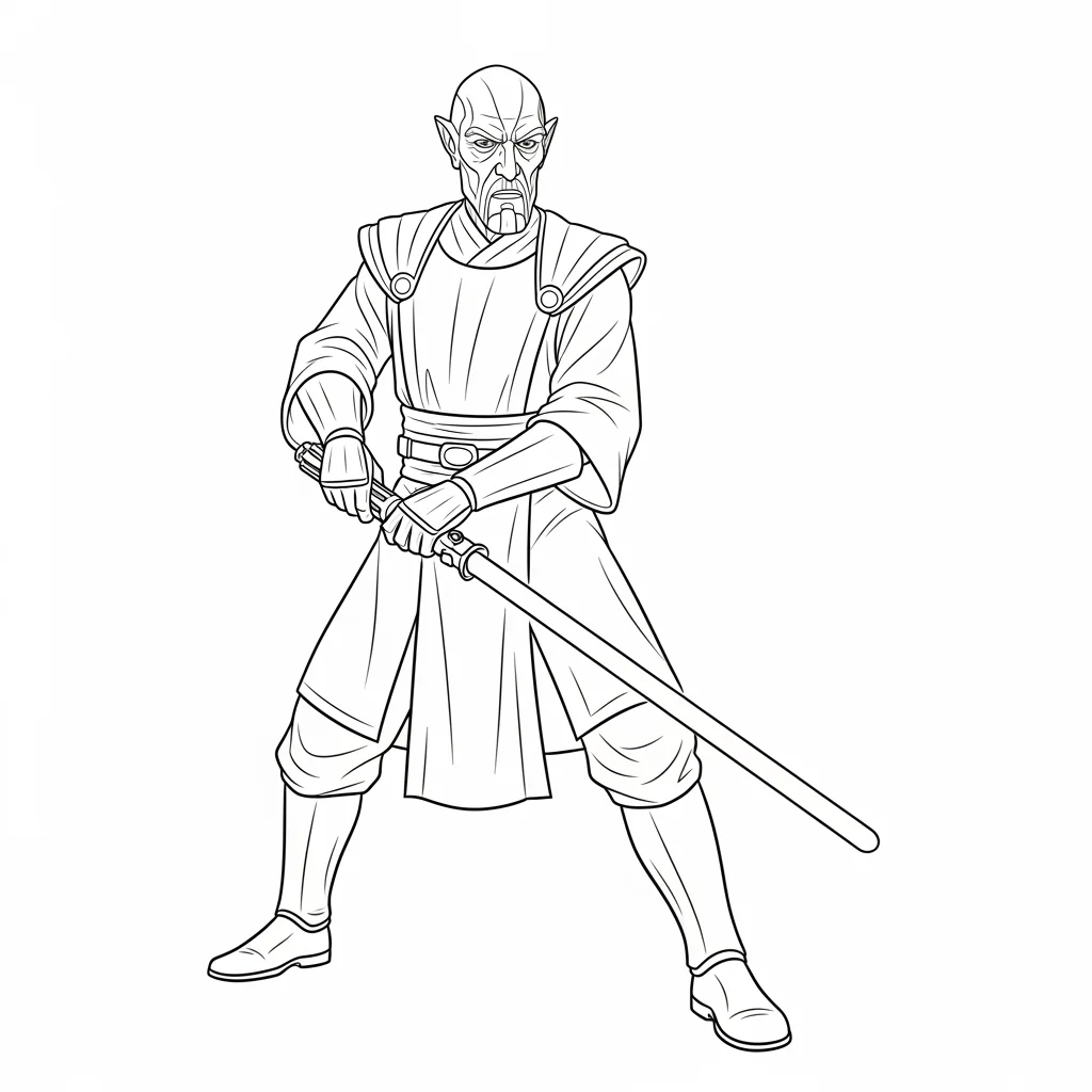 desenho de Star Wars para colorir