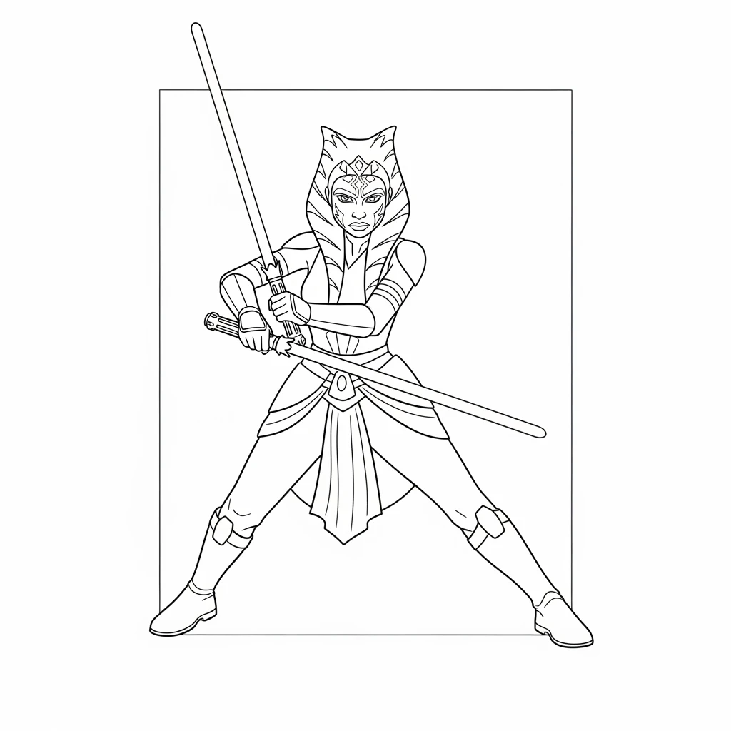 desenho de Star Wars para colorir