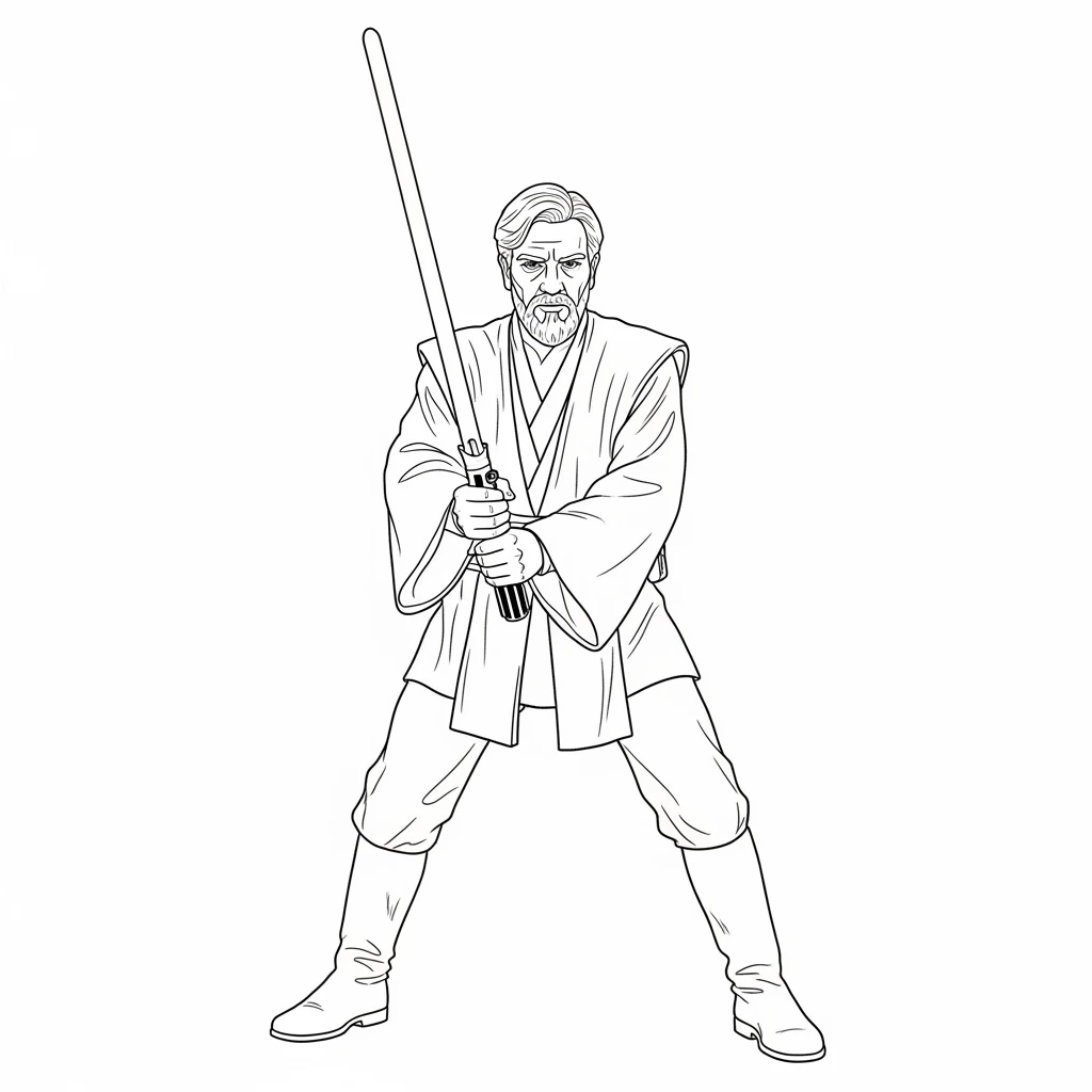 desenho de Star Wars para colorir