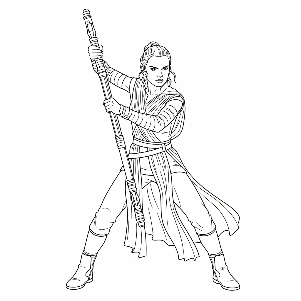 desenho de Star Wars para colorir