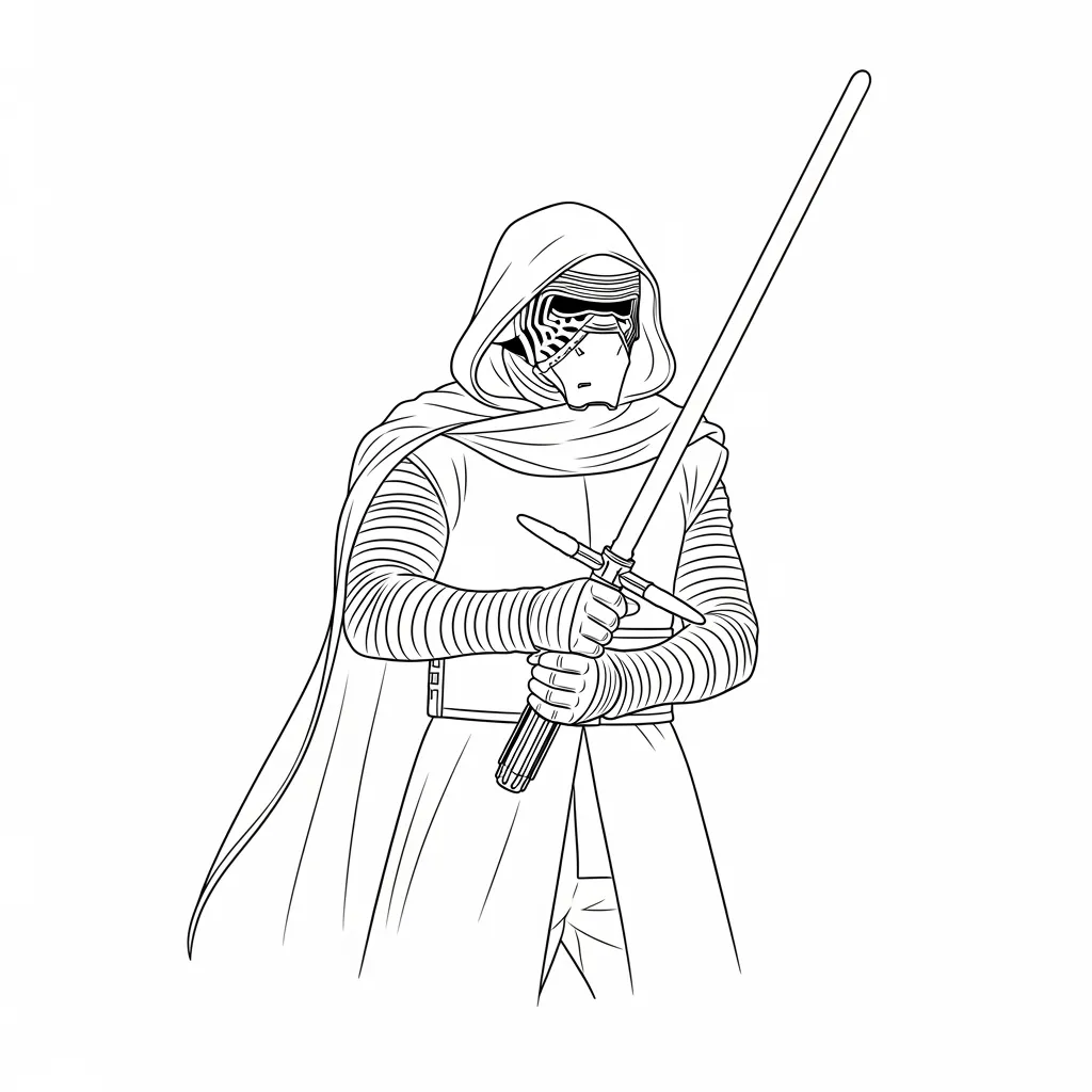 desenho de Star Wars para colorir