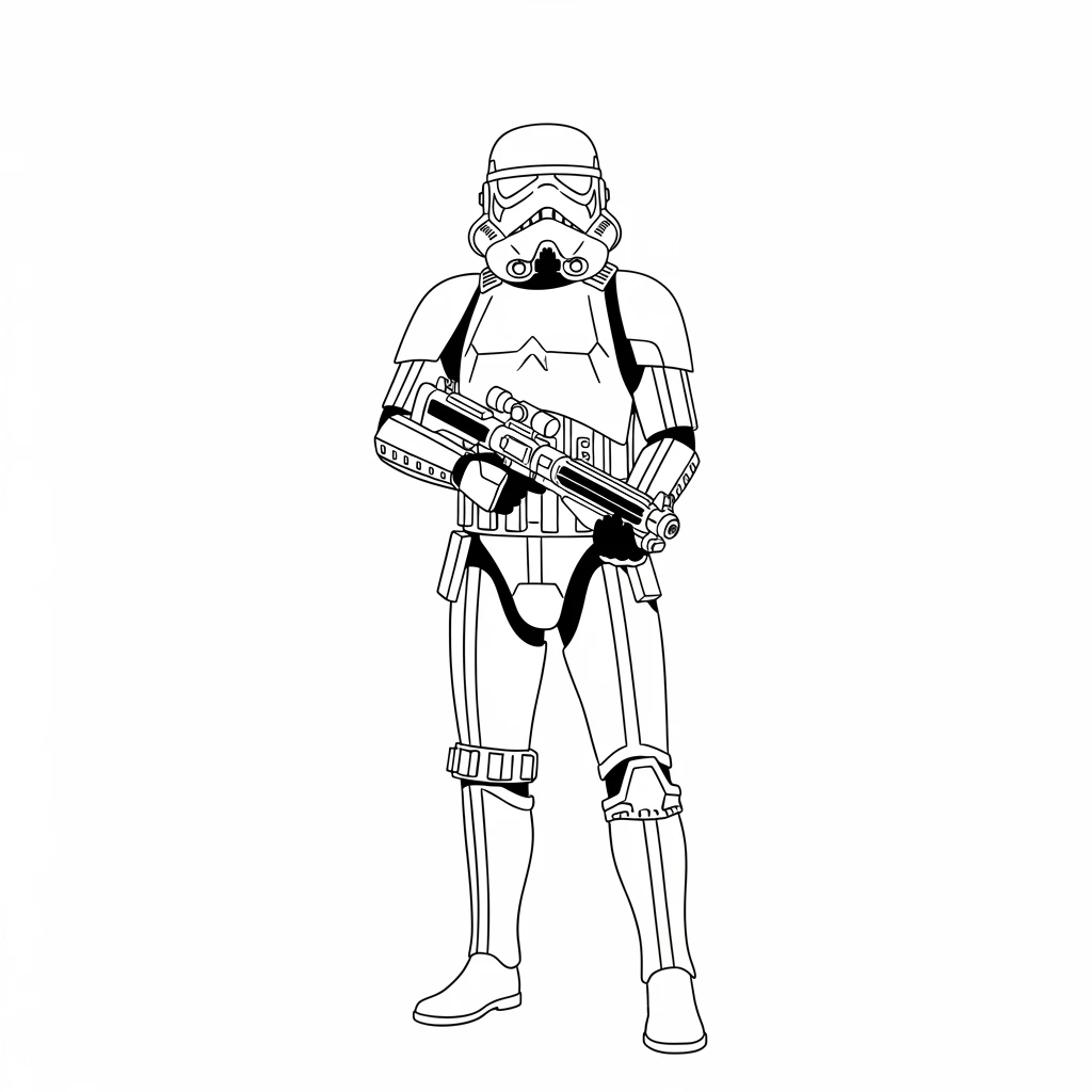 desenho de Star Wars para colorir