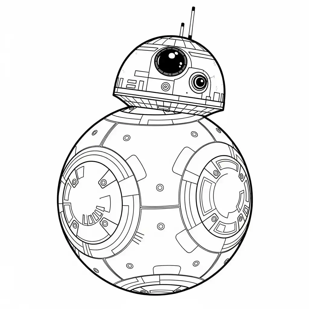 desenho de Star Wars para colorir