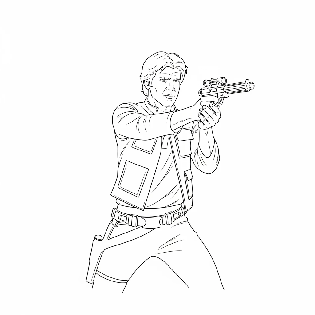 desenho de Star Wars para colorir